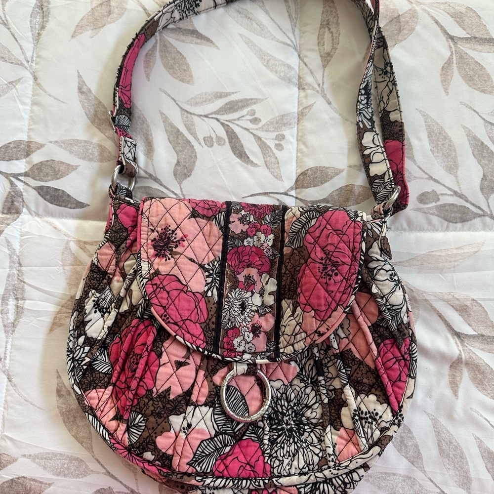 Vera Bradley Mocha Rouge Purse